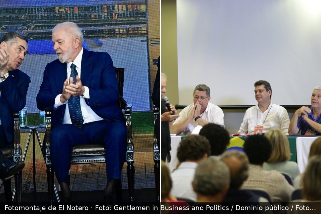 Fotomontaje con retratos de Da Silva y Partido Nacional.