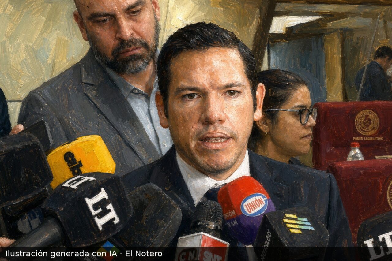 Ilustración: Cruce en Diputados por Ueno Bank, el BCP y los fondos del IPS