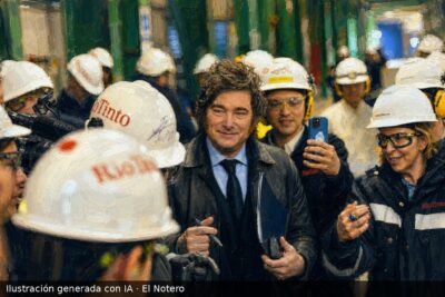 Ilustración: Milei cerró su visita a Catamarca con un acto minero y sin pronunciarse sobre Brasil