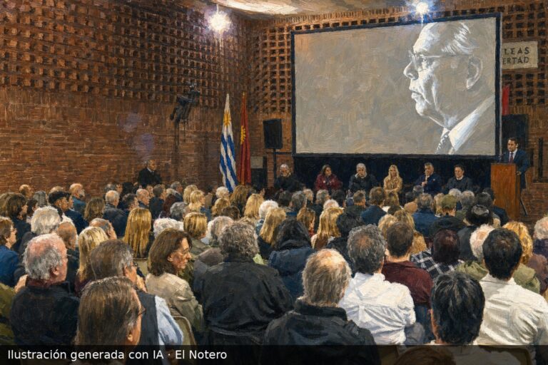 Ilustración: El Partido Colorado recordó a Jorge Batlle al cumplirse 10 años de su muerte