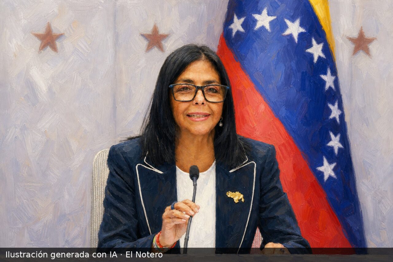 Ilustración: Delcy Rodríguez ordenó iniciar gestiones para repatriar el oro venezolano retenido en el Banco de Inglaterra