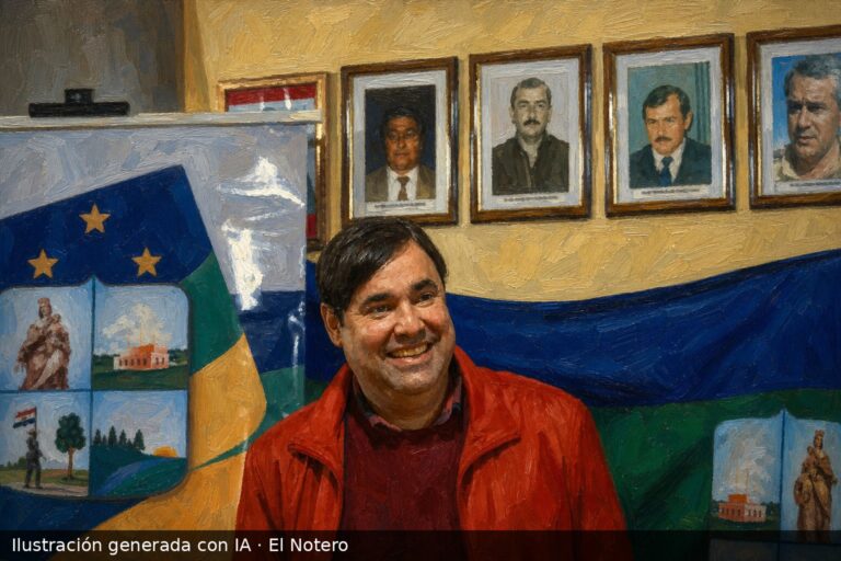 Ilustración: Germán Gustavo Gneiting Rodríguez iniciará un nuevo mandato en Carmen del Paraná