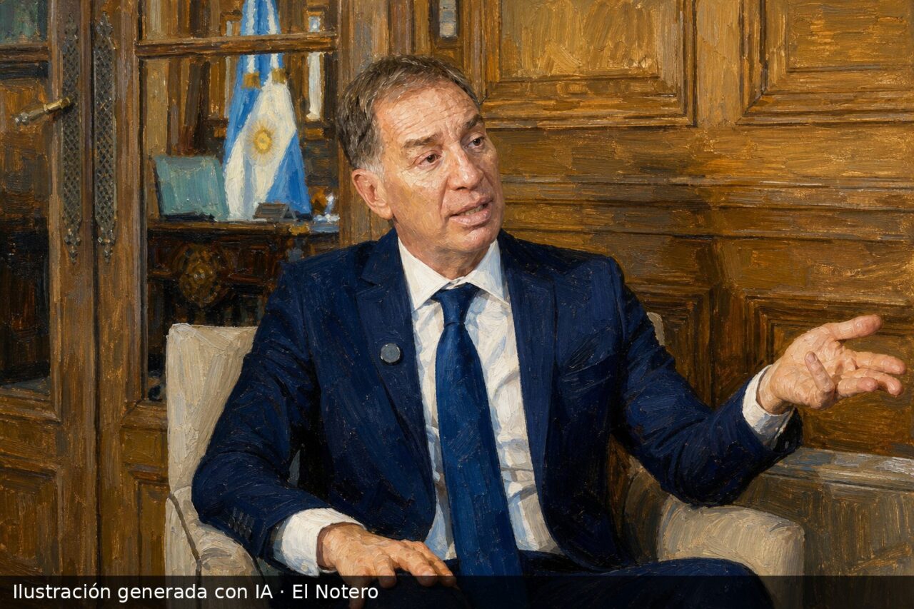 Ilustración: Santilli defendió el operativo que permitió la salida de Flávio Bolsonaro desde la Argentina