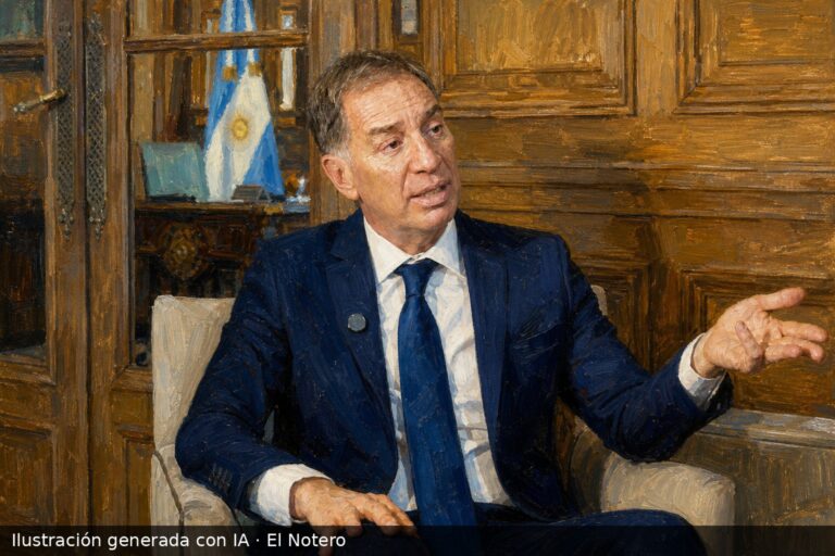 Ilustración: Santilli defendió el operativo que permitió la salida de Flávio Bolsonaro desde la Argentina