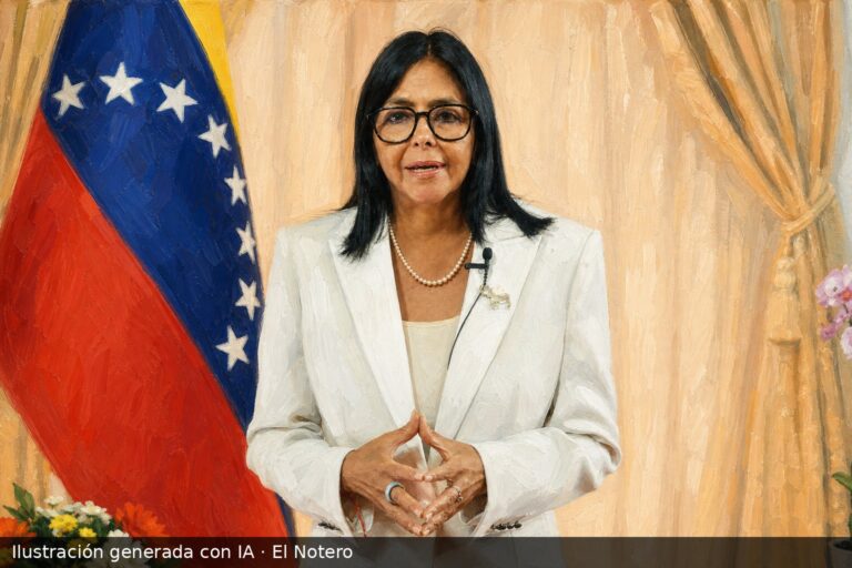 Ilustración: Delcy Rodríguez dijo que evalúan restituir activos estatales a antiguos propietarios