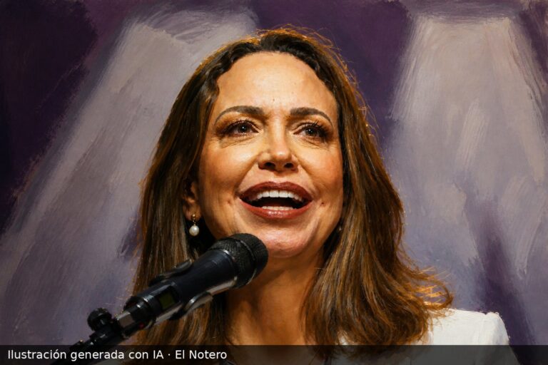 Ilustración: Machado planteó garantías para una transición y defendió una hoja de ruta electoral hacia 2027