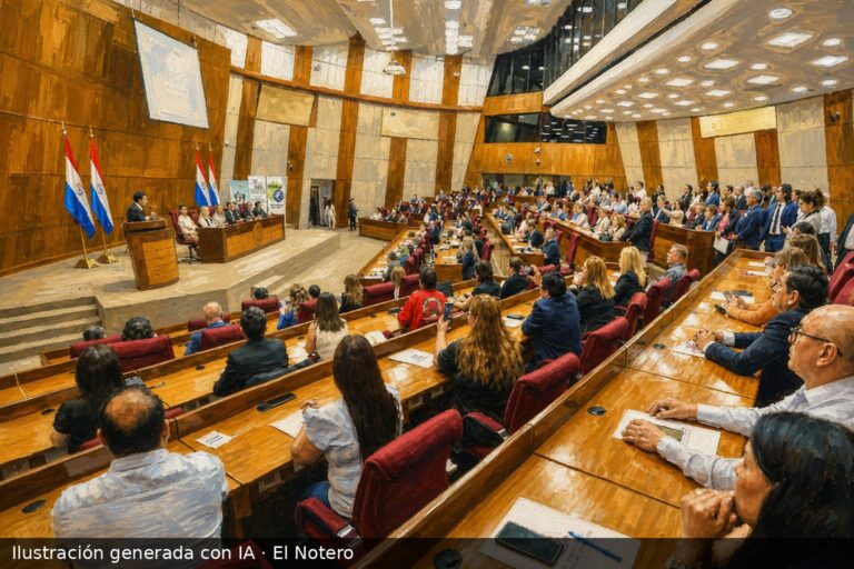 Ilustración: Legisladores debatieron en el Congreso medidas para reforzar el vínculo con paraguayos en el exterior