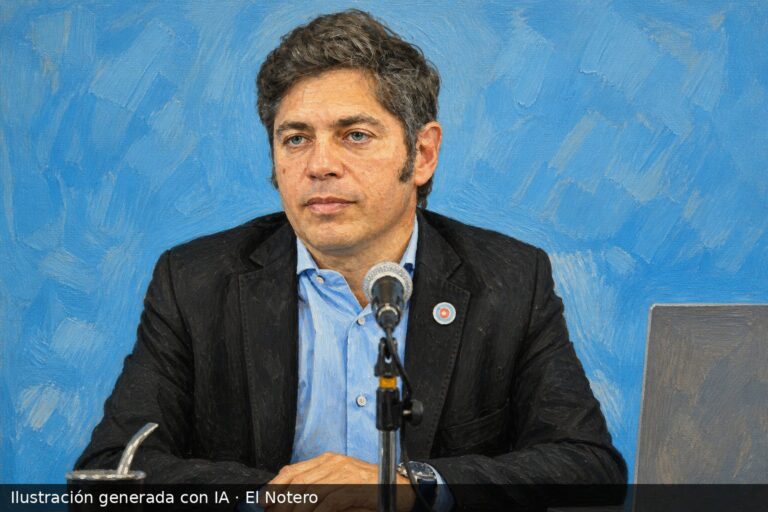 Ilustración: Kicillof criticó a Milei en Jujuy y buscó fortalecer su armado nacional