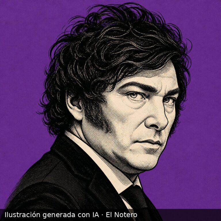 Retrato ilustrado de La Libertad Avanza.